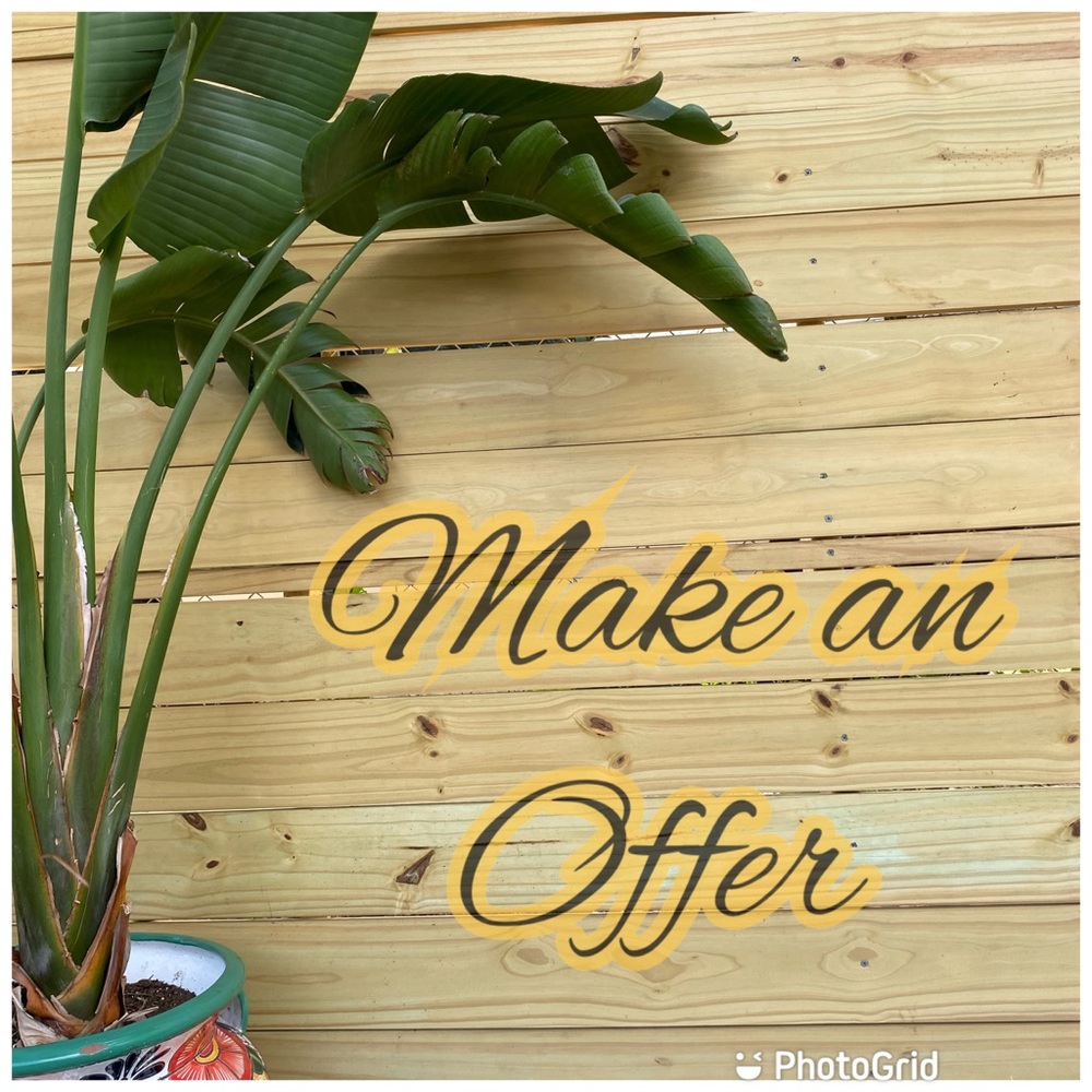 Offers are welcome!